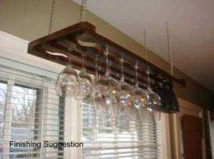 Food And Drink Pictures Hanging Wine Glass Rack